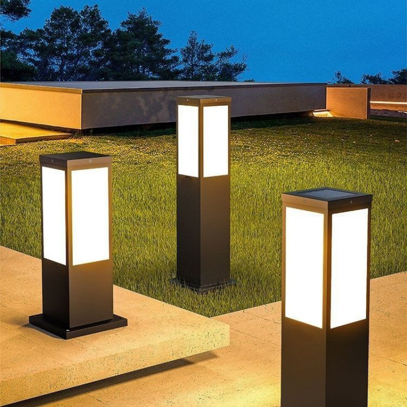 In Stock LED Outdoor Lawn Light Modern Minimalist Villa Courtyard Landscape Lamp Waterproof Garden Light