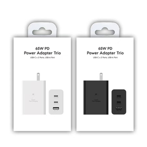 Nuevo PD 65W Teléfono móvil Adaptadores de carga rápida USB A Tipo C <span class=keywords><strong>Cargador</strong></span> de pared de 3 puertos para <span class=keywords><strong>Samsung</strong></span> S24 Ultra S23FE S22 <span class=keywords><strong>S21</strong></span> NOTE20 <span class=keywords><strong>plus</strong></span> - Product Image 4