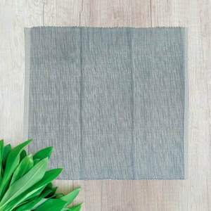 Plain Dyed Woven Linen Placemat Washable Home <b>Table</b> <b>Mat</b> Gray Rectangular Design - Product Image 1