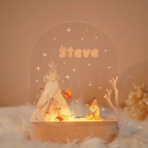 Wholesale customized decorative oval mini clear <b>led</b> <b>light</b> christmas cloche borosilicate glass display dome craft with wood base - Product Image 4