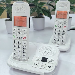 Teléfono Inalámbrico de Escritorio DECT con Audio Digital HD para Oficina en Casa, con Agenda Telefónica y Grabación de Voz, para Hoteles y Empresas - Product Image 2