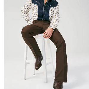 Pantalones Vaqueros de Mezclilla para Hombre, Corte Recto, Talle Alto, Estilo Cowboy, Personalizados, 2026 - Product Image 6