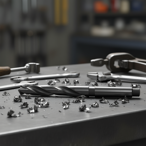 Foret hélicoïdal à tige conique Fervi 10 mm pour perçage du métal - Product Image 3