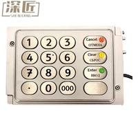 Clavier EPP NCR 5815 RUS 445-0790107 Clavier PIN ATM CRM CRS Kiosque Self-Service 4450790107 009-0031480 4450783520 445-0783520