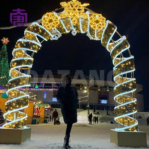 Luces LED de arco con diseño navideño personalizadas, impermeables IP65, para decoración de interiores y exteriores en festivales. - Product Image 4