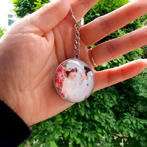 High Quality Custom Keychain Pendant Custom Promotion Souvenir Personality Crystal Glass Keychain