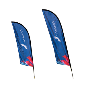 Factory Advertising <strong>Tear</strong> <strong>Drop</strong> Flying Feather <strong>Flag</strong> Beach <strong>Flags</strong> with logo Custom <strong>Print</strong> - Product Image 2