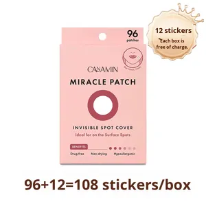 Patchs anti-acné MIRACLE PATCH à l'acide salicylique et à l'hydrocolloïde, en stock pour le commerce électronique, utilisation jour et nuit - Product Image 2