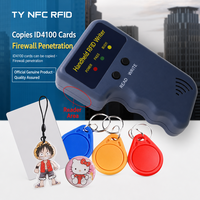 Duplicateur de cartes d'identité RFID 125KHz, copieur EM portable, lecteur/graveur de cartes IC T5577, outil de contrôle d'accès longue portée 5m