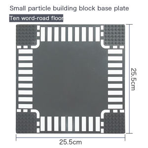 Microladrillos de plástico para exhibición de juguete, placa base de bloques de construcción de partículas pequeñas, 26x26 cm - Product Image 3