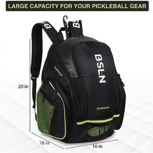 Bolsa de Pickleball con Enfriador Integrado - Bolsa de Pickleball con Compartimento para Palas, Bolsillo para Pelotas, Bolsillo para Botella de Agua y Malla - Product Image 2