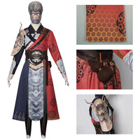 Costume de cosplay de singe mythique Black Goku, Qi Tian Da Sheng, performance d'Halloween, unisexe, adulte, polyester [110~3XL]