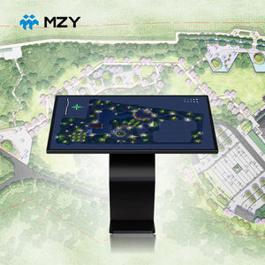 Kiosque interactif à écran tactile de 43, 49, 55 pouces sur pied, avec Wi-Fi, affichage numérique LCD et signalisation interactive - Product Image 1