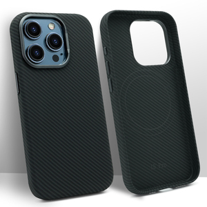 Funda de teléfono de lujo VIETAO para Iphone 15 Pro Max fibra de carbono caliente magnética con estilo de lente de cámara con estampado de Metal - Product Image 6