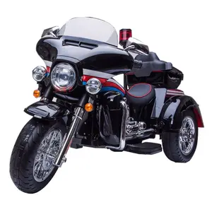 Новый детский Электрический мотоцикл Harley, детская игрушка, полицейский автомобиль может ездить на трехколесном велосипеде