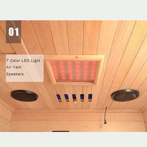 מותג חדש חדש חדש/חיצוני אדים יבש אדים תת אדום סאונה חדר המרק בנייה מוצק חימום חשמלי 220-240v 1 השנה - Product Image 6