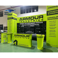 Table de stand portable personnalisable et pliable pour promotion en salon professionnel