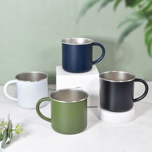 Taza de Agua Personalizada con Logotipo, 400 ml, al por Mayor, de Acero Inoxidable 304, de Una Sola Capa, Portátil, Simple, para Oficina, con Asa - Product Image 3
