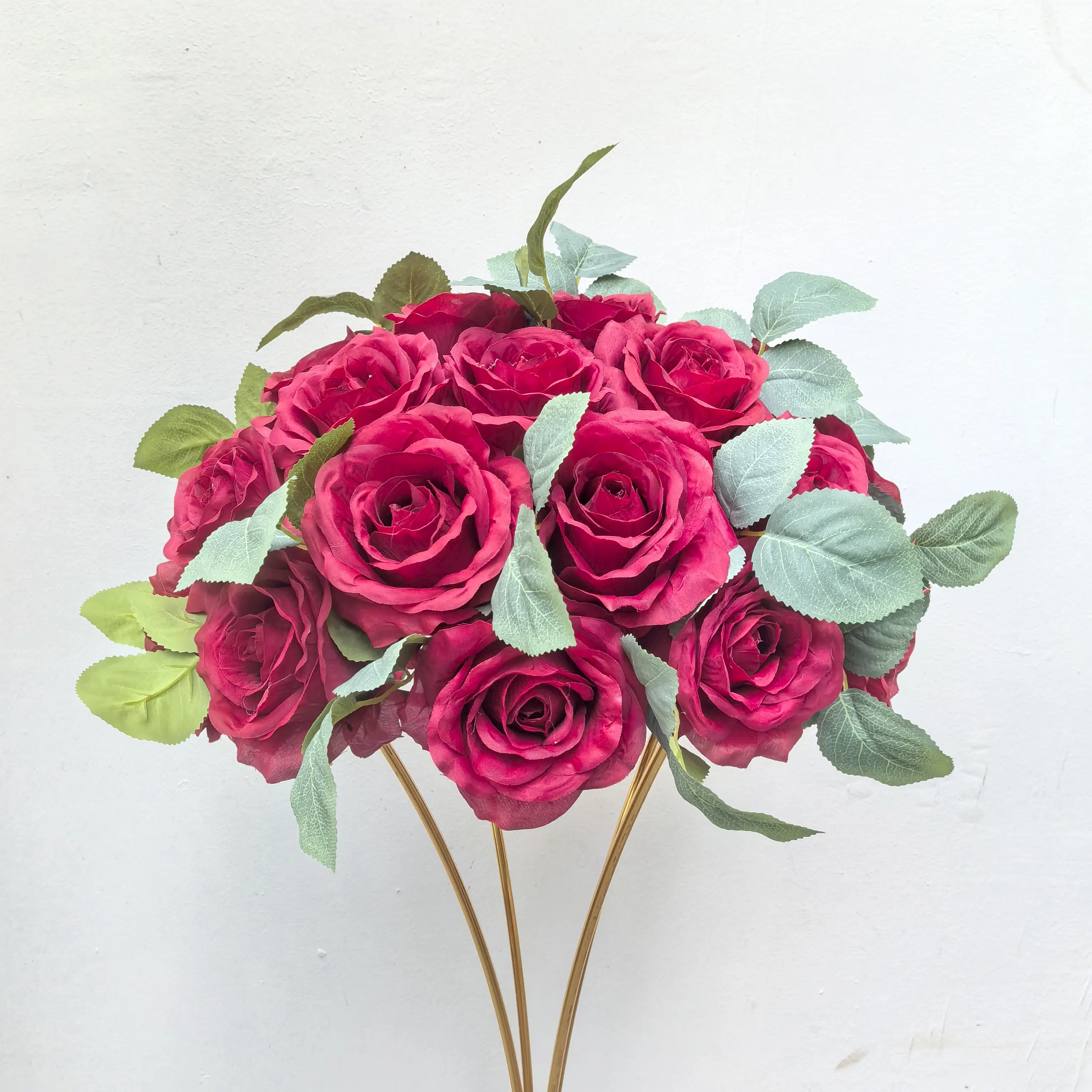 50 см искусственные белые розы цветы шар Свадебный Цветочный Шар