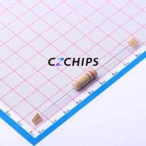 Résistance traversante CR3W-270K 5%-9T73, composant traversant (THT), D6xL17mm, film carbone, 270kOhm, 5%, 500V - Product Image 1