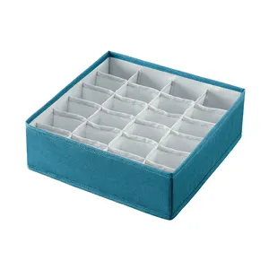 Organisateur de tiroir avec logo personnalisé boîte de rangement multifonctionnelle pour sous-vêtements chaussettes organisateur de rangement maison pliable vêtements