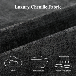 Luxury Compressed Memory Foam <b>Sofa</b> Set Meroow MS1 Chenille Fabric Couches for Apartment Hotel Villa Vacuum Packed UK Stock - Product Image 6