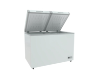 Congélateur vertical électrique 500L à portes pliantes pour usage commercial et domestique