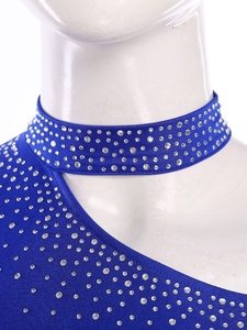 Femmes Latin Dance Crop Tops Dancewear Ballroom Costumes pour la danse du ventre <span class=keywords><strong>Chacha</strong></span> Tango Dance Stage Performance Party Competitive - Product Image 3
