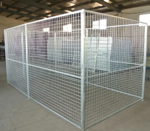 คอกสุนัขกลางแจ้งแบบคลาสสิกโลหะชุบสังกะสีจุ่มร้อนพร้อมโครงลวดเหล็กอเนกประสงค์และทนทานสำหรับเพื่อนมีขนของคุณ - Product Image 4