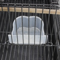 Grande cage à oiseaux en métal, design rectangulaire, avec roulettes, pour l'élevage et le vol, fabriquée en usine, cage-villa pour perroquets, cage extra-large