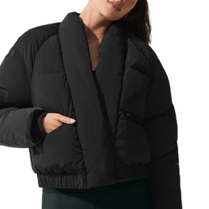 Service de Marquage OEM Impression Manteaux d'Hiver Chauds Épais Tendance Luxe Coupe-Vent Grande Taille pour Femmes - Product Image 1