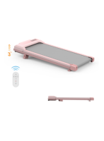 Tapis roulant portable pour fille avec inclinaison manuelle, application Bluetooth, couleurs macaron personnalisables, abordable, 18 programmes