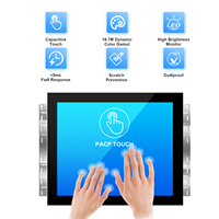 Écran tactile capacitif de 19 pouces avec un rapport d'aspect 4:3, interface USB, nouveau pour le jeu RS232