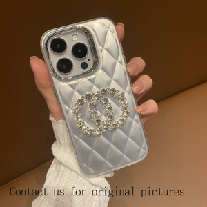 BZ028 Exclusivo diseñador de lujo de gama alta para IPhone16promax14plus Funda de cuero para piel de cordero 15promax CC funda para teléfono - Product Image 3