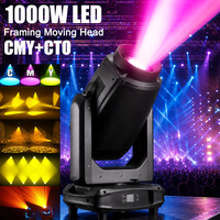 Projecteur LED 1000W à tête mobile profilée CMY pour concerts, églises, théâtres et événements, avec fonction faisceau