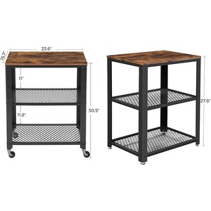 3-Tier <strong>Kitchen</strong> Bakers Cart <strong>on</strong> <strong>Wheels</strong> Industrial Mobile Food Serving Trolley <strong>Island</strong> China Cheap Rolling Cart Company Free Sample - Product Image 3