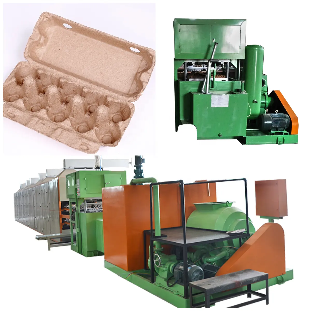 China Vollautomatische Rotationsmaschine Papierzellstoff Eier-Schale Kartonherstellungsmaschine
