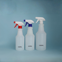 500ml 650ml 1000ml Bouteille de pulvérisation vide réutilisable en continu Bouteille de pulvérisation professionnelle résistante aux produits chimiques