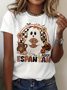T-shirt da donna con stampa 3D teschio <span class=keywords><strong>Halloween</strong></span> - Product Image 3