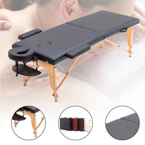 Lettino da Massaggio Professionale Premium Portatile, Altezza Regolabile, Tavolo da Massaggio in Legno Fisso - Product Image 2