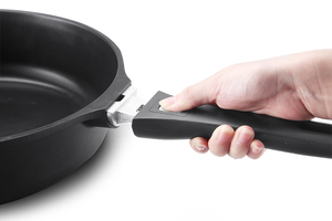 Poêle à griller antiadhésive de forme carrée en aluminium moulé sous pression de haute qualité avec poignée détachable - Product Image 4