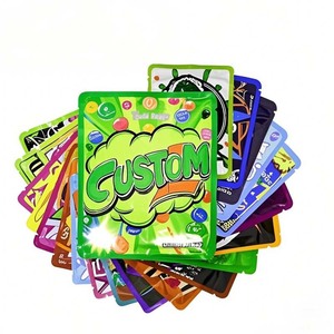Custom Exotic <b>Zip</b> Sealed Stand up <b>Pouch</b> Moisture Proof Mini 1 Gram Mylar Food Bags Holographic Child Resistant Packaging - Product Image 5