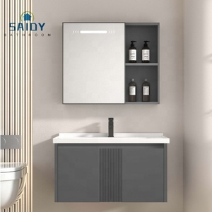 <span class=keywords><strong>Meuble</strong></span>-<span class=keywords><strong>lavabo</strong></span> moderne en PVC, <span class=keywords><strong>meuble</strong></span>-<span class=keywords><strong>lavabo</strong></span> flottant avec miroir <span class=keywords><strong>et</strong></span> évier pour la maison ou l'hôtel - Product Image 5