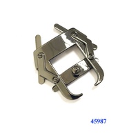 En gros en métal de couleur noire hommes chaussures clips boucle accessoires