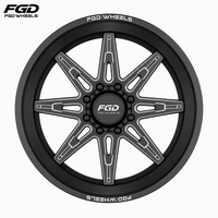 Jantes forgées FGD 8x170 multi-trous à déport négatif 8x170 8x200 en alliage forgé pour camion lourd pleine grandeur Ford
