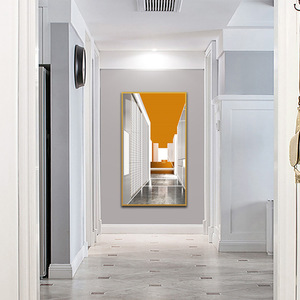 <span class=keywords><strong>D</strong></span>écor mural moderne de luxe aux designs variés, art abstrait géométrique, <span class=keywords><strong>paysage</strong></span> imprimé sur toile, peintures en porcelaine cristalline - Product Image 3
