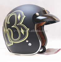 Casque vintage flambant neuf TORC, casque de moto rétro pour motos Chopper