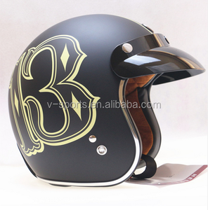 <span class=keywords><strong>Casque</strong></span> vintage flambant neuf TORC, <span class=keywords><strong>casque</strong></span> de moto rétro pour motos Chopper - Product Image 3