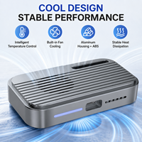 علبة تخزين M.2 NVMe SSD بتقنية Thunderbolt 5/USB4، سرعة 80 جيجابت في الثانية، PCIe Gen4x4، تبريد ذكي بالمروحة، بدون أدوات، سعة قصوى 8 تيرابايت، لـ 22-80 قرص SSD