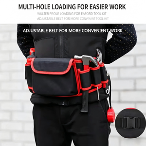 Tool Bag Tool <b>Belt</b> With Pockets For Electrician Repair <b>Work</b> Heavy Duty Oxford Fabric - Product Image 5